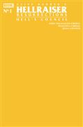 Hellraiser Resurrections - Hell's Council #1 C Yellow Blank Sketch Variant (MR)
