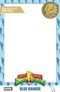 Mighty Morphin Power Rangers (2026) #4 D Trading Card Blank Sketch Variant