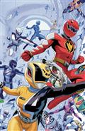 Power Rangers Unlimited #3 C Every Ranger Ever Card Stock Connecting Variant (Full Art Zonno)