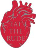 Hannibal Eat The Rude Heart Enamel Pin Badge