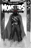 Mark Spears Monsters #1 7Th PTG Black White & Dead Edition Cvr D Mark Spears Absolute Batman #1 Homage Var