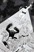 Space Ghost vs The Herculoids #1 Cvr O Inc 1:5 Drew Moss Line Art Virgin Var