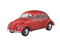 Volkswagen Beetle Ruby Red 20-Rr 1/32 Snap Model Kit (Net)