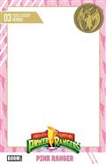 Mighty Morphin Power Rangers (2026) #3 D Trading Card Blank Sketch Variant