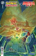 Sonic The Hedgehog X Godzilla #2 Variant Ri 1:15 (Haines)