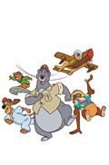 Talespin #1 Cvr O Inc 1:25 Animation Art Virgin Var