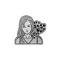 Junji Ito Blood Bubble Enamel Pin Badge