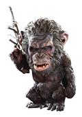Dawn O/T Planet O/T Apes Koba Defo Real Soft Vinyl Fig Gun (