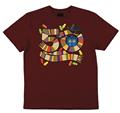 Doctor Who Fifty Years of The Scarf Sz S Maroon Ts (Net) 