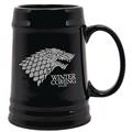 GAME-OF-THRONES-STARK-BLACK-CERAMIC-BEER-STEIN-(Net)-