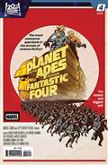 Planet of The Apes Vs. Fantastic Four #4 Pere Perez Movie Homage Variant