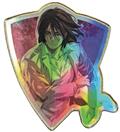 Attack On Titan Eren Rainbow Holo Foil Crest Pin (C: 1-1-2)