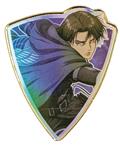 Attack On Titan Levi Rainbow Holo Foil Crest Pin (C: 1-1-2)