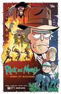 Rick And Morty Heart of Rickness #1 (of 4) Cvr A Troy Little Temple of Doom Homage (MR)