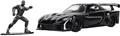 Marvel Mazda Rx-7 W/ Black Panther Fig 1/32 Die-Cast Vehicle (Net)