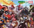 Godzilla Destroys The Marvel Universe #1 Wraparound