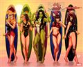 Swimsuit Special Friends Foes & Rivals #1 Wraparound Var
