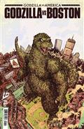 Godzilla vs America Boston #1 Cvr B Lonergan