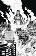 Godzilla vs America Boston #1 50 Copy Sherman B&W Incv