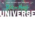Rick And Morty vs The Universe #1 (of 4) Cvr D Blank Sketch Var