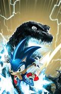 Sonic The Hedgehog X Godzilla #1 Variant Ri 1:100 (Crain Full Art)
