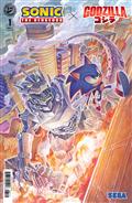 Sonic The Hedgehog X Godzilla #1 Variant Ri 1:25 Foil (Haines)