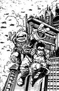 TEENAGE-MUTANT-NINJA-TURTLES-THE-LAST-RONIN--TRAINING-DAY-VARIANT-RI-150-(EASTMAN-FULL-ART-BW)
