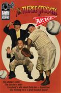 Three Stooges Play Ball Special #1 Cvr A Classic Baseball Photo Cvr