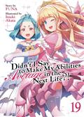 Didnt I Say Make Abilities Average Novel SC Vol 19 