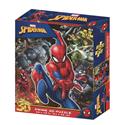 MARVEL-SPIDER-MAN-500PC-3D-JIGSAW-PUZZLE-MILES-SPIDER-GWEN-(Net)