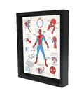 Spider-Man Infographic 3D Lenticular Shadow (Net) 