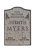 Halloween 1978 Judith Myers Tombstone Enamel Pin (Net) 