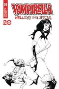 Vampirella Helliday 2024 Sp #1 Cvr E 10 Copy Incv Lee Line Art