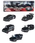 Majorette Black Edition 5-Pack 1/64 Die-Cast Cars (Net) 