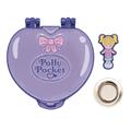 Polly Pocket Purple Compact Hinged Pin 