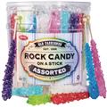 Rock Candy Sticks Assorted 36Pc Display (Net) 