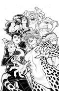 Cheetah And Cheshire Rob The Justice League #5 (of 6) Cvr C Elizabeth Torque Card Stock Var