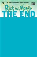 Rick And Morty The End #1 Cvr D Blue Sketch Var