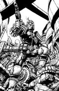 Judge Dredd/Biker Mice From Mars #1 Cover H David Finch B&W 1:50 Var