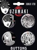 ATA-BOY-JUNJI-ITO-UZUMAKI-CARDED-4-BUTTON-SET-(NET)