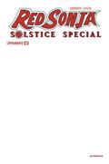 Red Sonja Solstice Special #1 (One Shot) Cvr D Blank Authentix Var