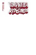 Vampirella vs Red Sonja #1 Cvr F Blank Authentix