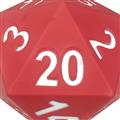 Red Foam 5In D20 Dice (Net) 