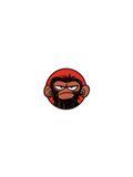 Grumpy Monkey Enamel Pin