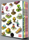MINECRAFT-BITE-SIZE-BUILDS-COLLECTION-4-BOOK-BOXED-SET-HC