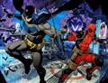 DC Marvel Batman Deadpool #1 (One Shot) Cvr B Dan Mora Batman Deadpool Wraparound Card Stock Var
