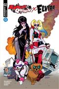 Harley Quinn X Elvira #2 Cvr A Amanda Conner Dogs