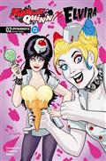 HARLEY-QUINN-X-ELVIRA-2-CVR-K-INC-110-AMANDA-CONNER-ICE-CREAM-ORIGINAL-VAR