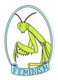 FEMINISM-MANTIS-STICKER