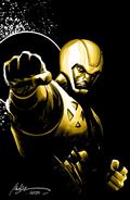 X-O Manowar Black White & Gold #2 Variant C (Albuquerque Full Art) (MR)